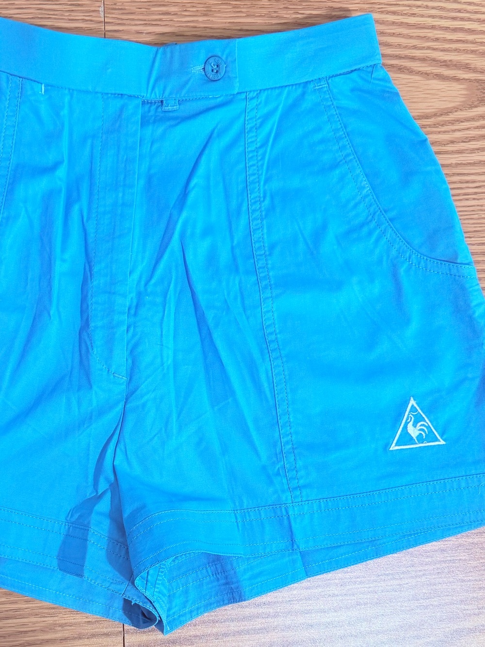 Le Coq Sportif Women's Blue Athletic Shorts